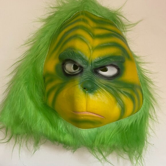 Grinch Latex Mask - Picture 1 of 7
